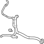 View Radiator Coolant Hose (Front, Rear, Upper, Lower) Full-Sized Product Image 1 of 2
