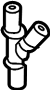 View Radiator Coolant Hose Adapter (Lower) Full-Sized Product Image