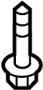 View Bolt. Mount. Support. (Front, Rear) Full-Sized Product Image