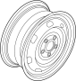 View Spare wheel. Wheel, steel.  Full-Sized Product Image