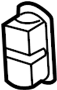 View Seat Belt Guide (Upper) Full-Sized Product Image