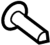 View Folding Seat Latch Release Handle Clip Full-Sized Product Image 1 of 1