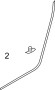 View Clip. Weatherstrip. Door. (Rear, Lower) Full-Sized Product Image