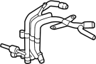 View Engine Coolant Pipe. Hose AND tube ASSEMBLY. Turbocharger Intercooler Bypass Valve.  Full-Sized Product Image