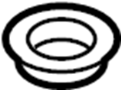 View Engine Timing Cover Seal. Spark Plug Tube Seal. Valve Cover Seal. Washer.  Full-Sized Product Image