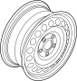 View Spare wheel. Wheel, steel.  Full-Sized Product Image