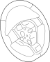 View STEERING WHEEL. STEERWHEEL.  Full-Sized Product Image 1 of 1