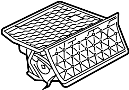 View Bin. Console Compartment. Storage Tray.  Full-Sized Product Image