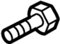View Child Restraint Anchor Plate Bolt Full-Sized Product Image