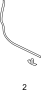 View Clip. Weatherstrip. Door. (Rear, Lower) Full-Sized Product Image