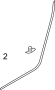View Clip. Weatherstrip. Door. (Rear, Lower) Full-Sized Product Image