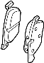 View Disc Brake Pad Set (Rear) Full-Sized Product Image