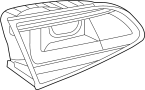 View 5GM945093B Full-Sized Product Image for your 2017 Volkswagen GTI   