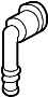 View Connector. Hose. Elbow. Washer. (Front) Full-Sized Product Image