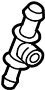 View Hose. Connector. Adapter. (Lower) Full-Sized Product Image