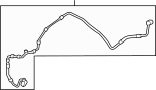 1K0820741BC Hose. (A/C). Refrigerant. Air. Conditioning.