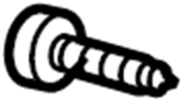 View Screw. Bracket. Bolt. License.  Full-Sized Product Image