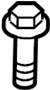 View Hood Hinge Bolt Full-Sized Product Image