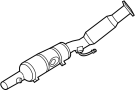 View Catalytic Converter (Front) Full-Sized Product Image