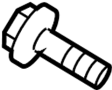 View Caliper. Bolt. Disc. Brake. Mount. Anchor Plate. Bracket Screw.  Full-Sized Product Image