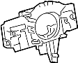 View Steering Column Switch Housing Full-Sized Product Image