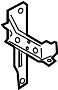 1K1858506G Support. Panel. Bracket. Instrument.
