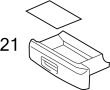 1K0881891A Storage drawer insert.