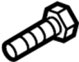 View Child Restraint Anchor Plate Bolt Full-Sized Product Image