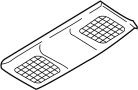 View Bezel. Trim. Lamp. Map Light Lens. Sunroof Opening.  Full-Sized Product Image