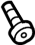 View Screw. Trim. Pillar. Panel. (Rear, Upper, Lower) Full-Sized Product Image