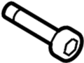 View Door Interior Trim Panel Screw (Rear) Full-Sized Product Image