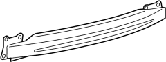 Image of Bumper. (Upper). Steel bar that performs. image for your Volkswagen