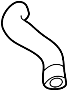 View Radiator Coolant Hose (Upper) Full-Sized Product Image