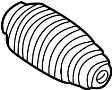 View Rack and Pinion Bellows Full-Sized Product Image