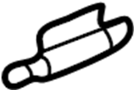 View Plate. Nut. Quarter. Panel. Bracket. (Upper) Full-Sized Product Image