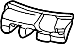 View Bumper Cover Support Rail (Lower) Full-Sized Product Image