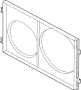 View Engine Cooling Fan Shroud Full-Sized Product Image 1 of 8
