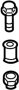 View Engine Valve Cover Bolt Full-Sized Product Image
