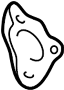 View Turbocharger Gasket (Front) Full-Sized Product Image