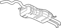 View Exhaust Muffler (Rear) Full-Sized Product Image