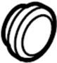 View Center pillar plug. Striker plug.  Full-Sized Product Image