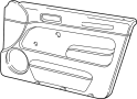 View Door Interior Trim Panel Full-Sized Product Image 1 of 2
