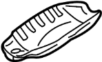 View Catalytic Converter Heat Shield Full-Sized Product Image 1 of 6