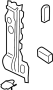 View Pillar. REINFORCED. (Front, Lower) Full-Sized Product Image 1 of 4