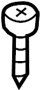 View Headlight. Bolt. Screw. (Upper) Full-Sized Product Image
