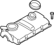 Image of Engine Valve Cover image for your 2013 Volkswagen Golf 1.8L M/T GL Hatchback 