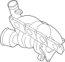 View Exhaust manifold. EXMANTURBO. Turbocharger.  Full-Sized Product Image