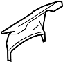 View Cover. Column. Filler. Instrument Panel Knee Bolster. Steering. (Lower) Full-Sized Product Image
