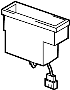 1K1857925B9B9 Console Compartment (Rear)