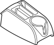 1K0863323P3U6 Console. (Rear)